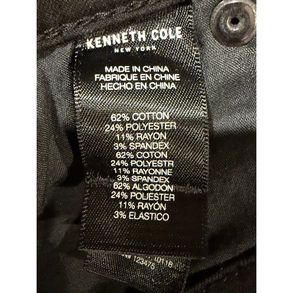 Kenneth Cole New York "Jess Skinny" black jeans women's size US 10 - Picture 6 of 7